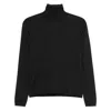 Max Mara Wool And Cashmere High-neck Sweater In Gray