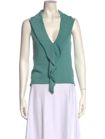 Pre-owned Max Mara Sweater In Green