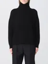 Max Mara Sweater In Wool And Cashmere Blend In Black