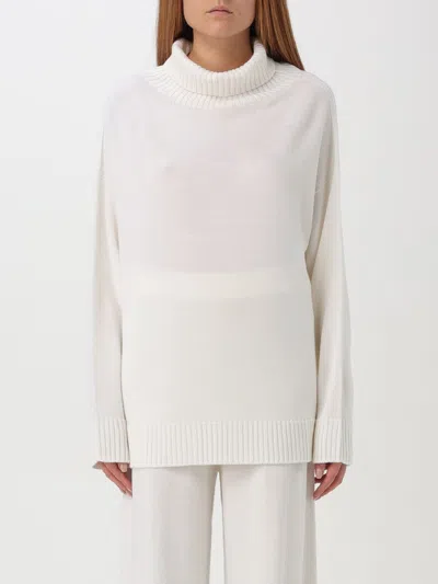 Max Mara Sweater  Leisure Woman Color White In Weiss