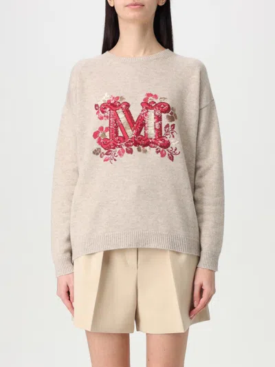 MAX MARA SWEATER MAX MARA WOMAN COLOR BEIGE,G52569022