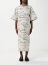 Max Mara Dress Woman Beige In Beige