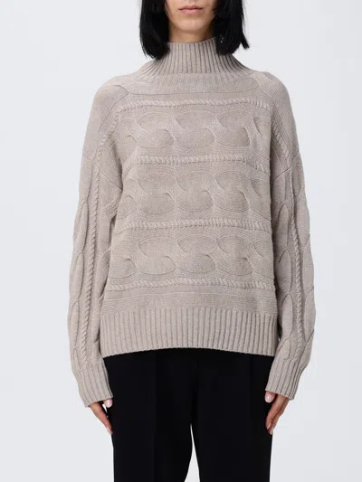 Max Mara Sweater  Woman Color Beige In Gray