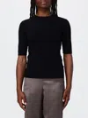 Max Mara Jersey Top In Black