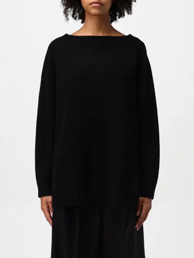 Max Mara Woman Sweater Black Size Xxl Mohair Wool, Polyamide, Wool In Black