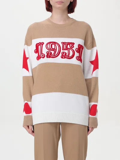 MAX MARA SWEATER MAX MARA WOMAN COLOR CAMEL,412869042