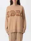 Max Mara Wool-and-cashmere-blend Sweater In Brown