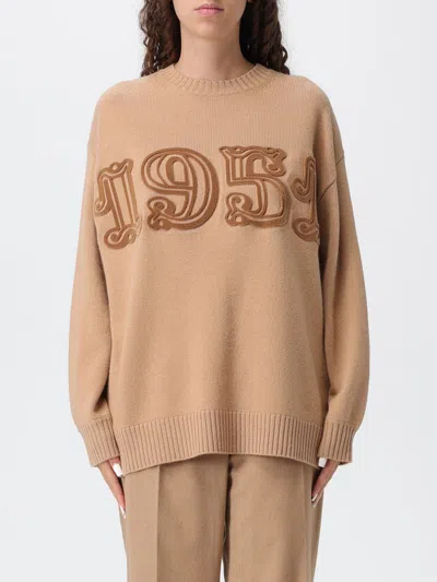 MAX MARA SWEATER MAX MARA WOMAN COLOR CAMEL,H27279042