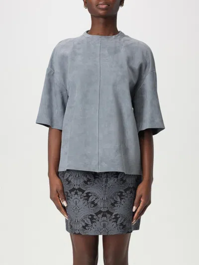 MAX MARA SWEATER MAX MARA WOMAN COLOR GNAWED BLUE,G52626011