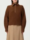 Max Mara Sweater  Woman Color Leather In Brown