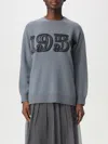 Max Mara Fido 1951 Oversized Wool Sweater In Water