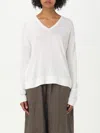 Max Mara Long-sleeved Sweater In White