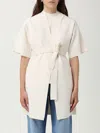 Max Mara Waistcoat  Woman Color White In Neutral