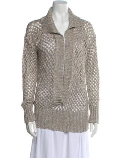 Pre-owned Max Mara Sweater In Neutral