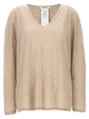 Max Mara Arrow Jersey In Neutral