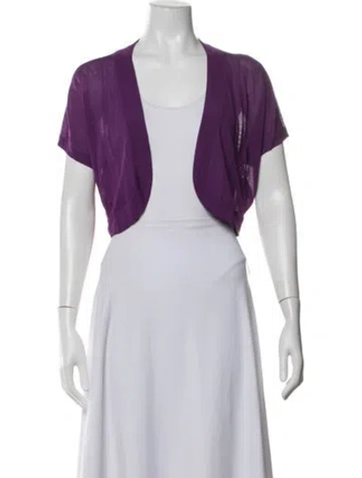Pre-owned Max Mara Sweater In Purple