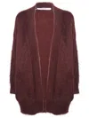 Max Mara Sweater In Burgundy