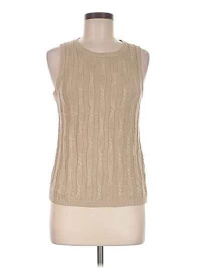 Pre-owned Max Mara Sweater Vest In Tan