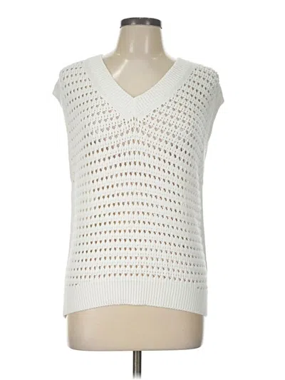 Max Mara Sweater Vest In White