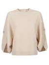Max Mara Sweater In White