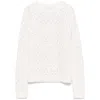 Max Mara Sweater In White