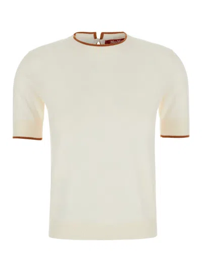 Max Mara Sweater In White