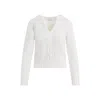 Max Mara White Cashmere Cancan Sweater In White