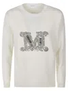 Max Mara Wool-cashmere Palato Sweater In White