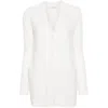 Max Mara Wool And Cashmere Blend Cardigan In White