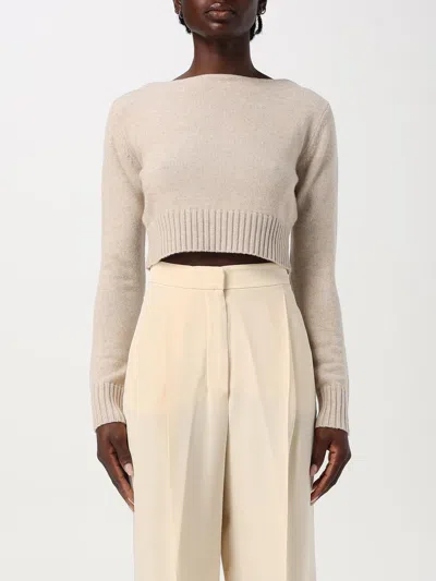 Max Mara Sweater Woman Beige Women In Cream