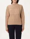 Max Mara Sweater Woman Camel