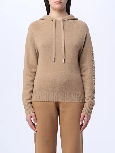 Max Mara Sweater Woman Camel In Brown