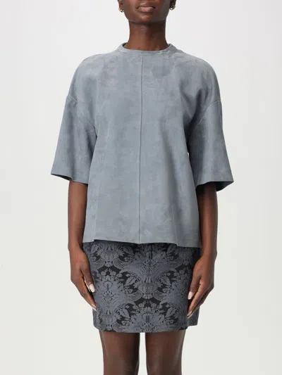 Max Mara Sweater Woman Gnawed Blue