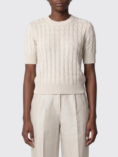 Max Mara Sweater  Woman Color Beige In Neutral