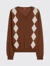 Max Mara Studio Mstdentice Top Chocolate In Brown