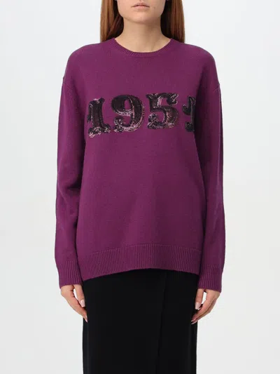 Max Mara Sweater Woman Sangria Women In Multicolor