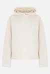 Max Mara Gary White Cotton Sweatshirt