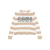Max Mara Sleeveless Crew Neck Top With Embroidered Detail In Multi