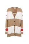 Max Mara Oversized Volume Wool And Cashmere Cardigan