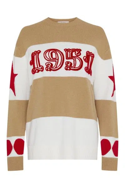 Max Mara Sweaters In White