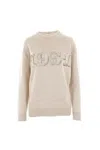 Max Mara Beige Wool And Cashmere Plata Sweater