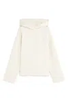 Max Mara Hooded Oversized Knitwear Ribbed Cuffs