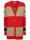 Max Mara Valido Wool And Cashmere Cardigan In Beige