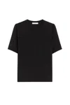 Max Mara Gerico Wool Crewneck Top In Black