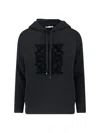 Max Mara Women Pamir Virgin Wool Sweater With Maxmaragram Flocked Motif In Black