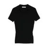 Max Mara Short-sleeve Top In Black