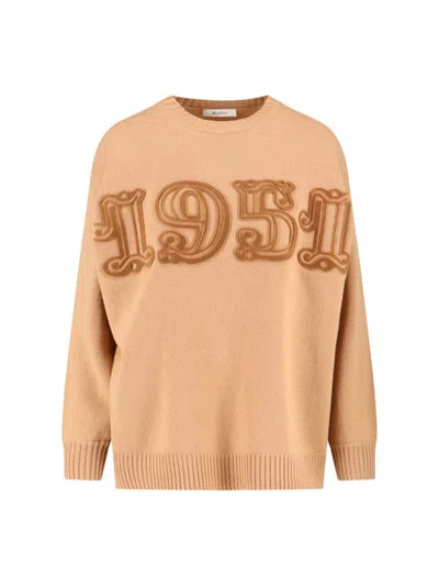 Max Mara Sweaters In Brown