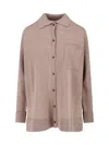 Max Mara Cashmere Cardigan In Neutral