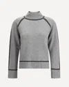 Max Mara Pescara Turtleneck Sweater In Gray