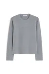 Max Mara Wool Logo Sweater In Gray